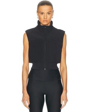 Alo Yoga Polar Fleece Wintry Mix Vest - Blue