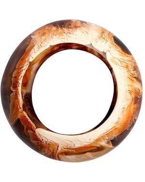 Dinosaur Designs Boulder Bangle Bracelet - Metallic