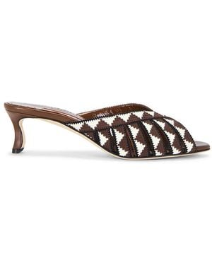 Manolo Blahnik Trofesamu 50 Sandal - Brown