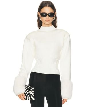 Ronny Kobo Jenner Knit Top - White