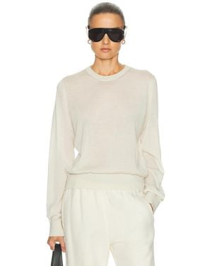 Wardrobe NYC Fine Knit Turtleneck Top - Natural