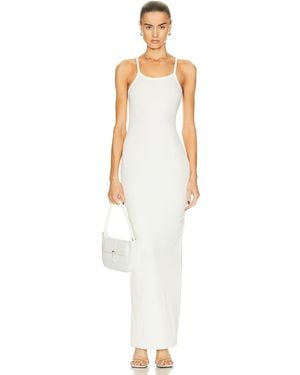 ÉTERNE Tank Maxi Dress - White