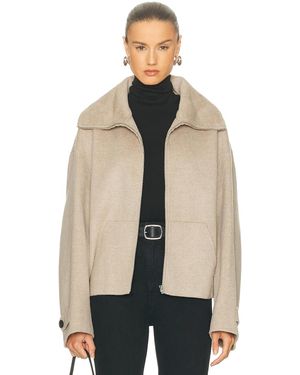 Acne Studios Olemmy Cashmere Jacket - Natural