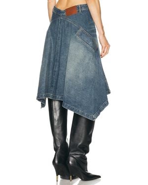 Brandon Maxwell Frankie Skirt - Blue