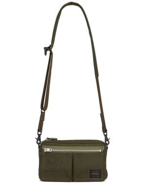 Porter-Yoshida and Co Flying Ace 2Way Shoulder Bag - Black
