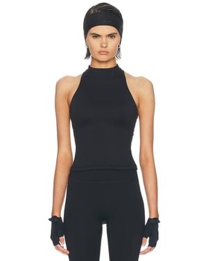 NikeSKIMS Matte Mock Neck Racer Tank Top - Blue