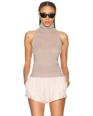 Tom Ford Cashmere Silk Halterneck Sweater - White