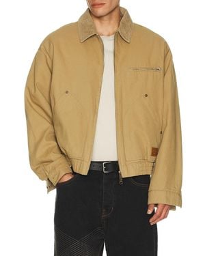 AFTER PRAY Neo Washed Work Blouson - Natural