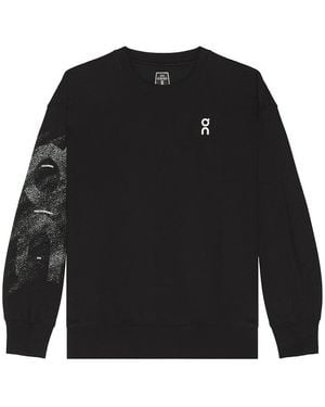 On Shoes Club Crew Graphic - Black