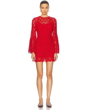 Gabriela Hearst Archie Dress - Red