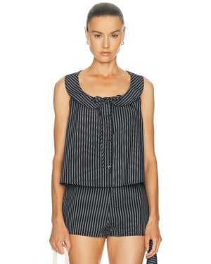 Deiji Studios Round Collar Top - Multicolor