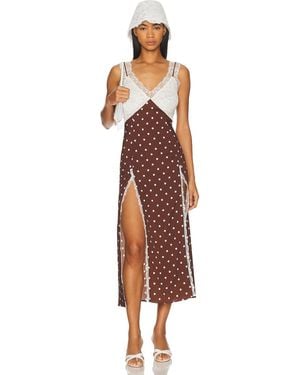 ROWEN ROSE Midi Dress - Multicolor