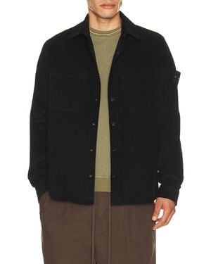 Stone Island Long Sleeve Shirts - Black
