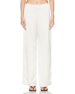 Leset Barb Wide Leg Pant - White