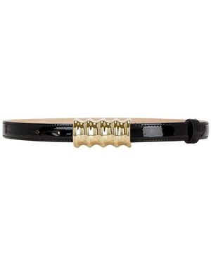 KHAITE Julius 20Mm Patent Belt - Multicolor