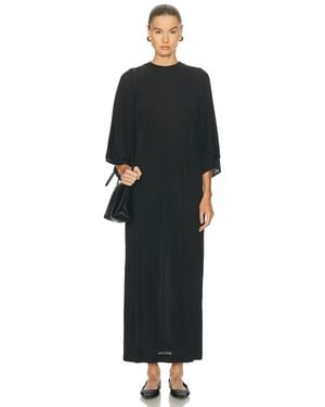 House of Dagmar Jersey Kimono Dress - Black