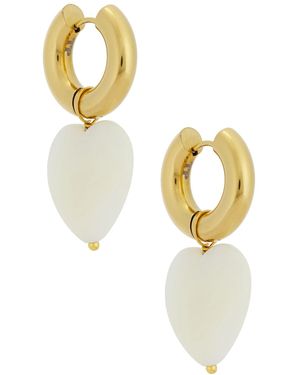 Timeless Pearly Lovely Earrings - Metallic