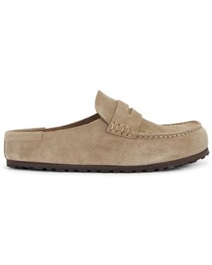 Birkenstock Naples Wrapped Bold Grip Loafer - Brown