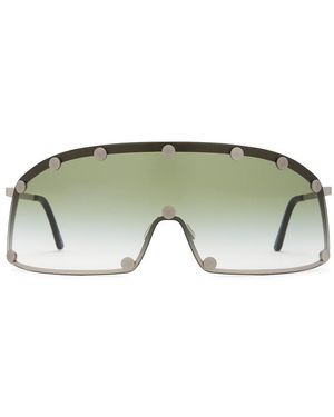Rick Owens Shield Sunglasses - Green
