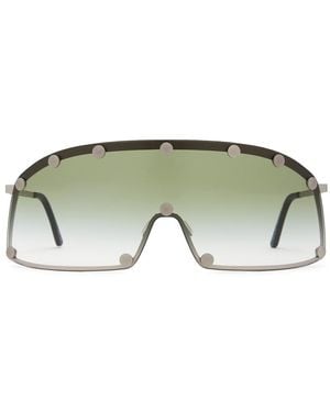 Rick Owens Shield Sunglasses - Green