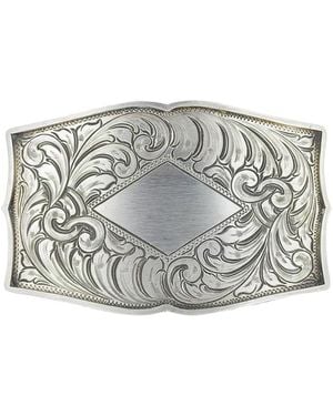 Kemo Sabe Scallop #1 Ames Belt Buckle - Gray