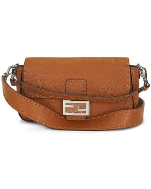 Fendi Baguette Shoulder Bag - Brown