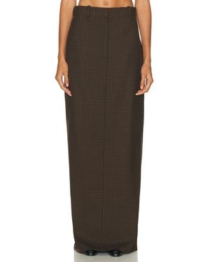 Acne Studios Inashy Skirt - Brown