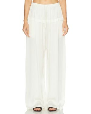 Alaïa Peplum Pant - White
