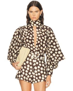 ALÉMAIS Paula Blouse - Brown