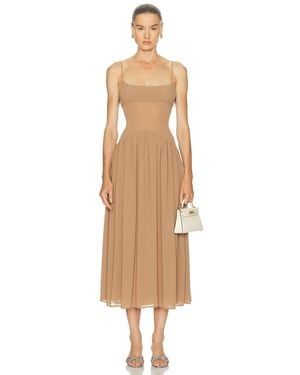 LPA Dawn Midi Dress - Natural