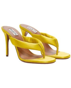 Alaïa Alaϊa Padded Sandal - Yellow