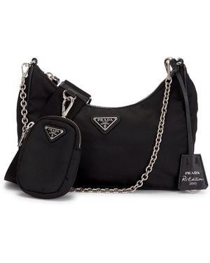 Prada Re-Edition 2005 Re-Nylon Shoulder Bag - Black