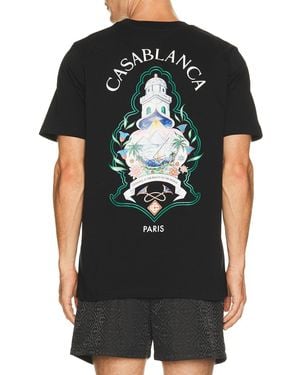 CASABLANCA Classic T-shirt - Black