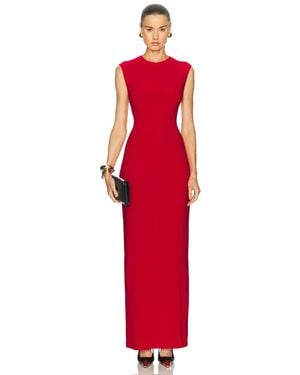Norma Kamali X Lifestyle Sleeveless Long Dress - Red