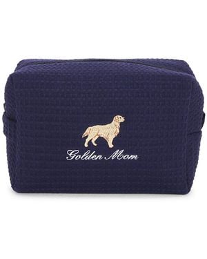 Abode Golden Mom Waffle Pouch - Blue