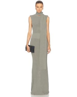 AYA MUSE Velor Dress - White