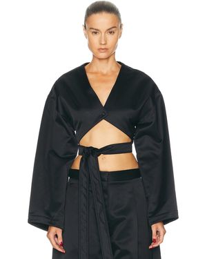 Alaïa Wrap Jacket - Black
