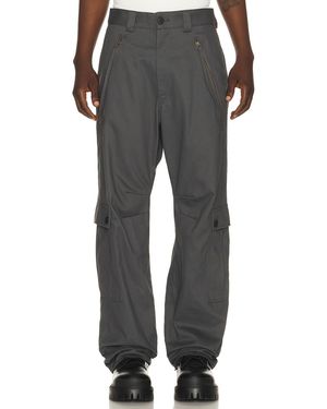 Commission Zip Rave Cargo Pants - Black