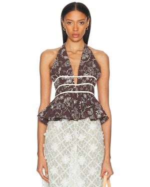 Siedres Minila Top - Brown