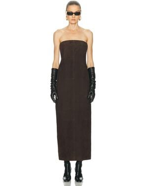 SRG Kim Suede Dress - Black