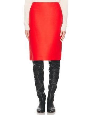 The Row Corinna Skirt - Red
