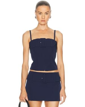 Sandy Liang Ahsoka Top - Blue