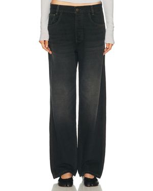 AYA MUSE Buckle Back Baggy Leg - Black