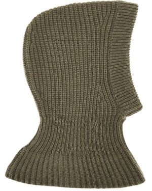 ハット LEMAIRE WOOL AND ALPACA BLEND HOOD Lemaire Wool And Alpaca Blend Hood in Black | Lyst