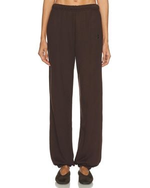 ÉTERNE Boyfriend Pocket Sweatpant - Brown