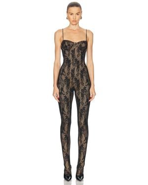 Norma Kamali Underwire Catsuit - Multicolor