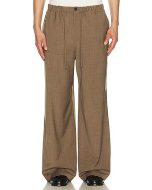 LE17SEPTEMBRE Elasticized Wide Pants - Brown
