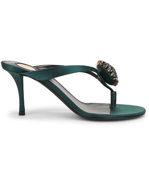 Saint Laurent Bridget Sandal - Green