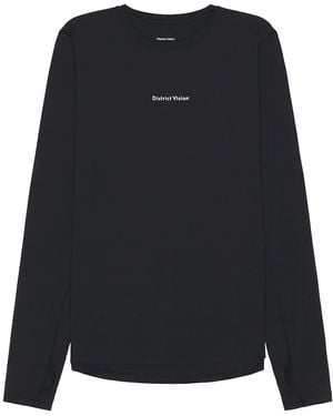 District Vision Aloe Long Sleeve T-shirt - Black