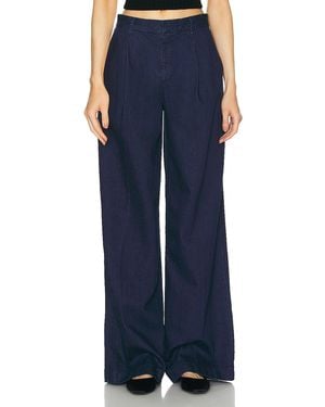 SPRWMN Pleated Trouser Jeans - Blue